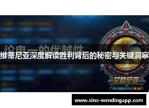 维蒂尼亚深度解读胜利背后的秘密与关键洞察