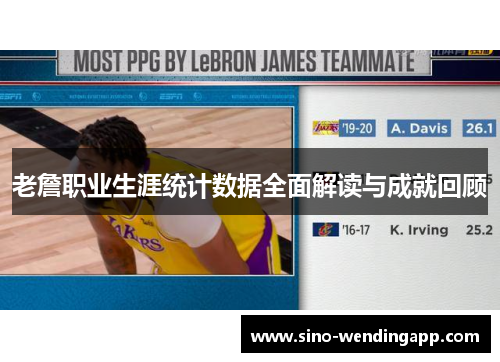 老詹职业生涯统计数据全面解读与成就回顾 老詹职业生涯统计数据全面解读与成就回顾